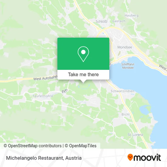 Ristorante Michelangelo map