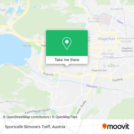 Sportcafe Simone's Treff map