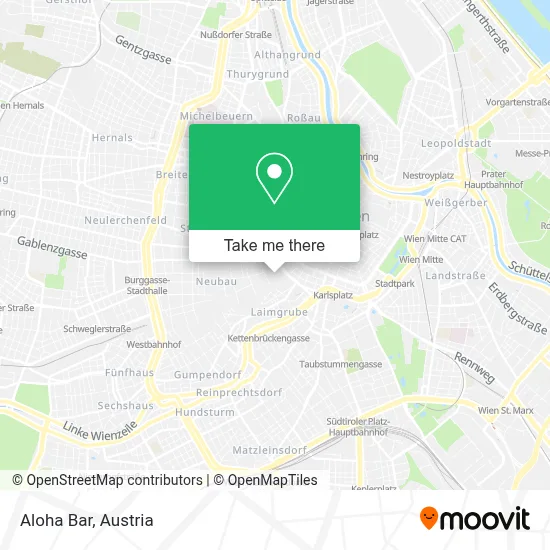 Aloha Bar map