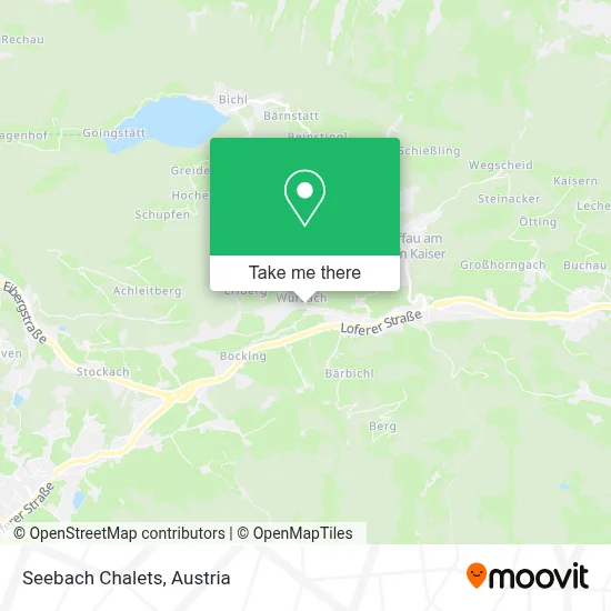 Seebach Chalets map