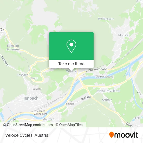 Veloce Cycles map