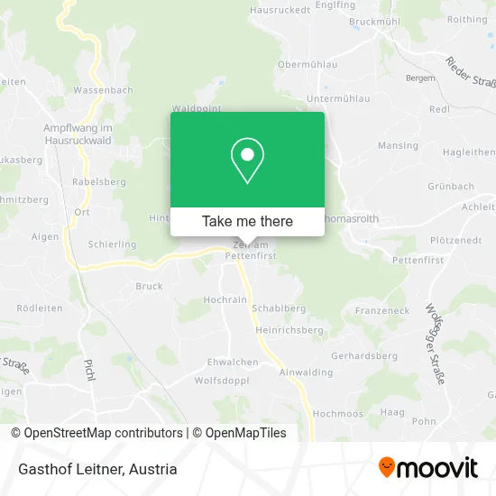 Gasthof Leitner map
