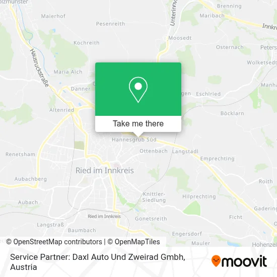 Service Partner: Daxl Auto Und Zweirad Gmbh map