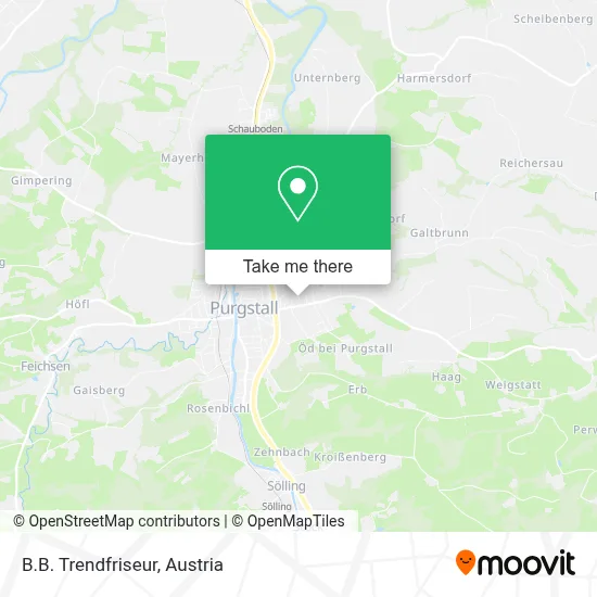 B.B. Trendfriseur map