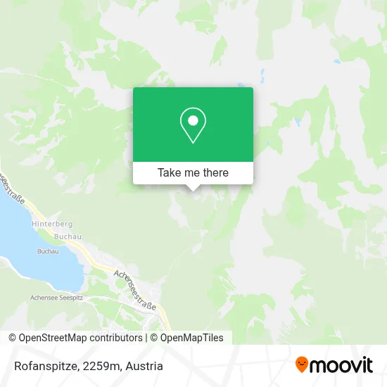 Rofanspitze, 2259m map