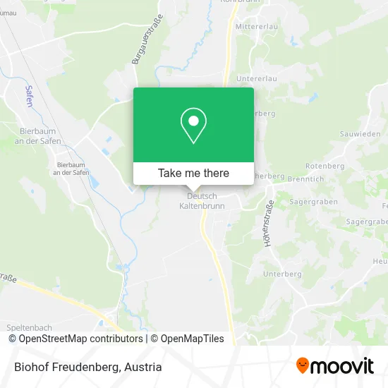 Biohof Freudenberg map