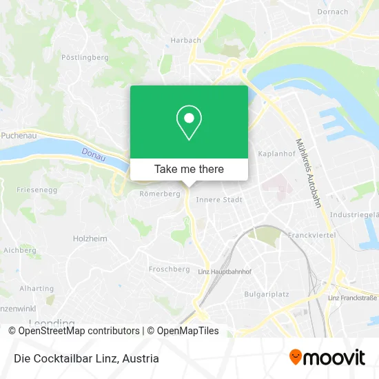 Die Cocktailbar Linz map