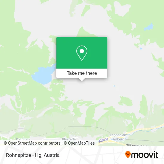 Rohnspitze - Hg map