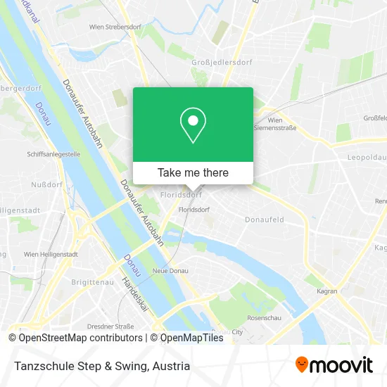 Tanzschule Step & Swing map