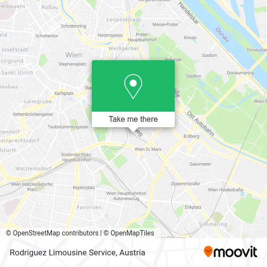 Rodriguez Limousine Service map