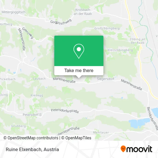 Ruine Elxenbach map