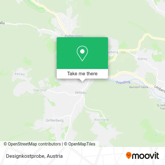 Designkostprobe map