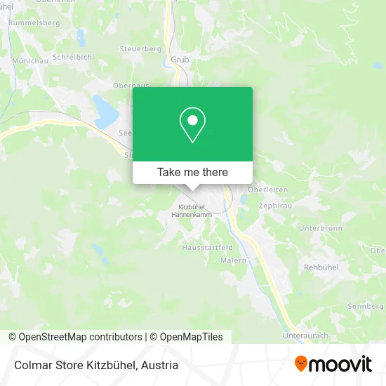 Colmar Store Kitzbühel map