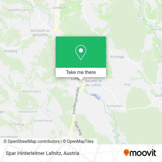 Spar Hinterleitner Lafnitz map