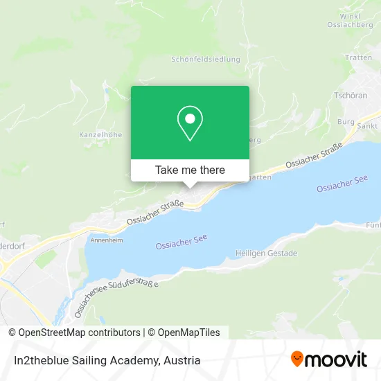 In2theblue Sailing Academy map