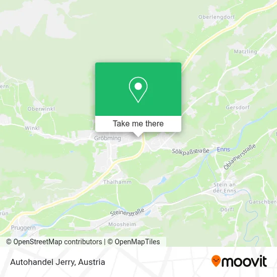 Autohandel Jerry map
