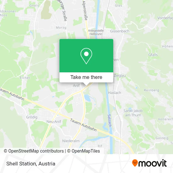 Shell Station map