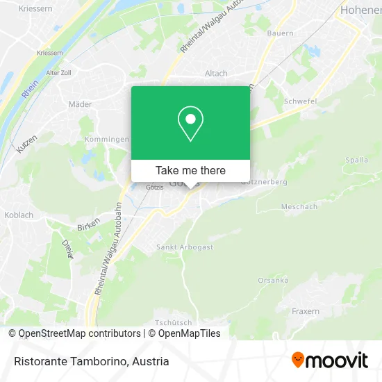 Ristorante Tamborino map