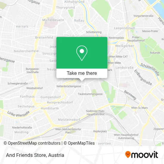 And Friends Store map
