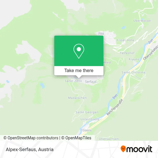 Alpex-Serfaus map