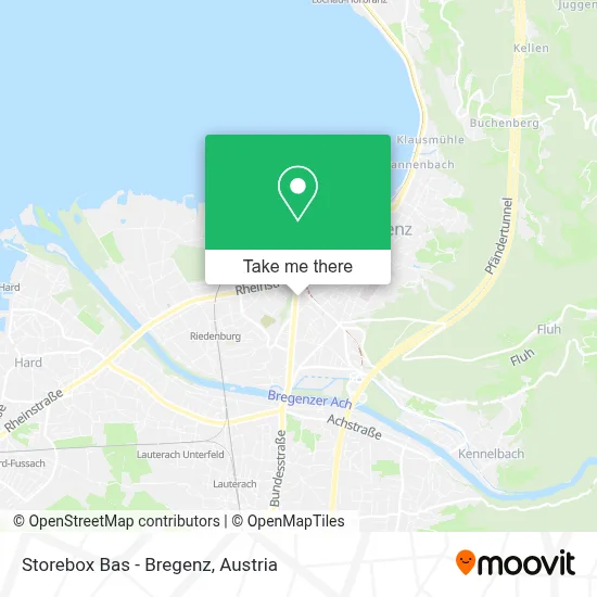 Storebox Bas - Bregenz map