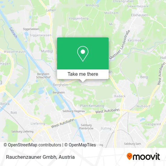 Rauchenzauner Gmbh map