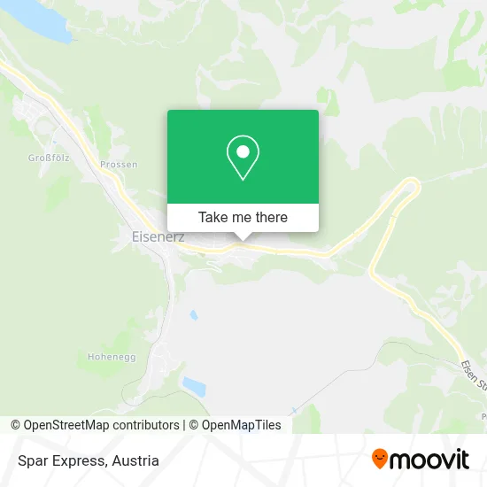 Spar Express map