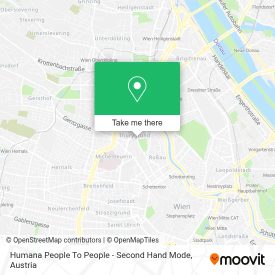 Humana People To People - Second Hand Mode map