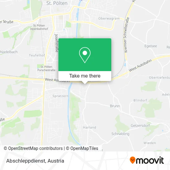 Abschleppdienst map
