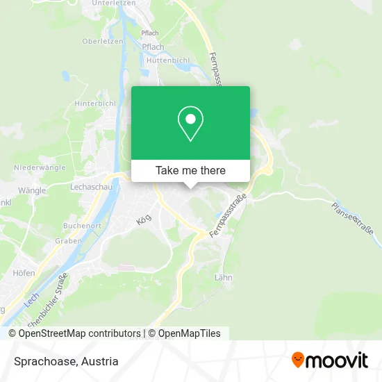 Sprachoase map