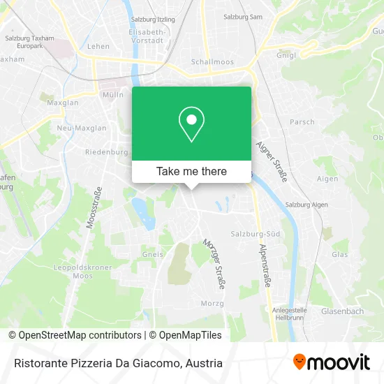 Ristorante Pizzeria Da Giacomo map