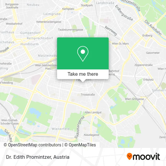 Dr. Edith Promintzer map