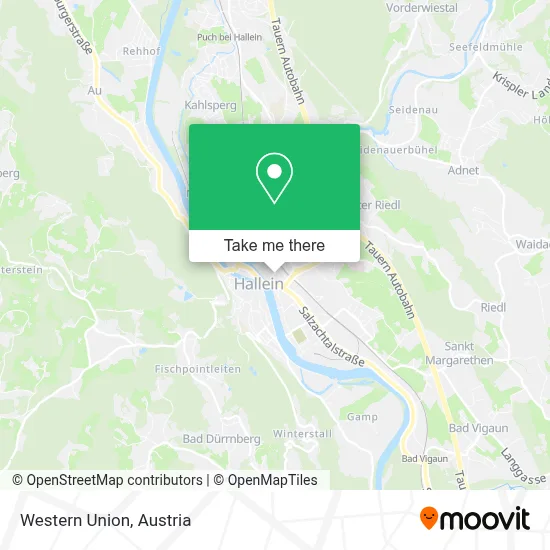 Western Union map