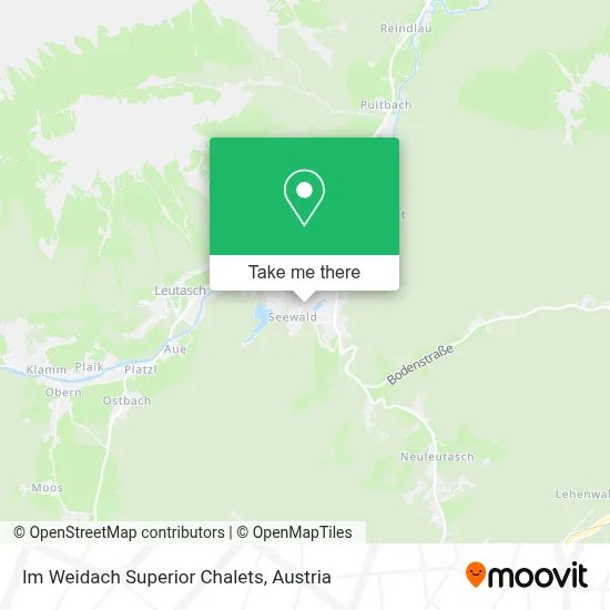 Im Weidach Superior Chalets map
