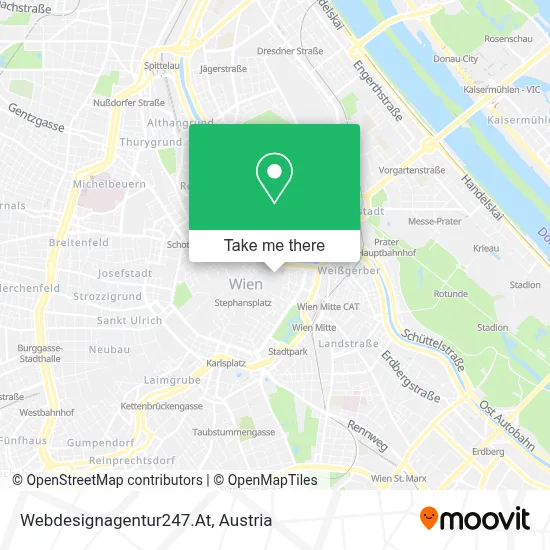 Webdesignagentur247.At map