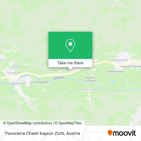 Panorama Chalet Kaprun Zicht map