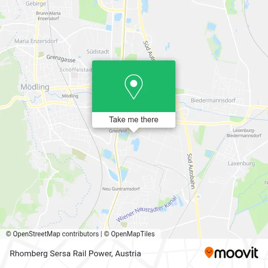 Rhomberg Sersa Rail Power map