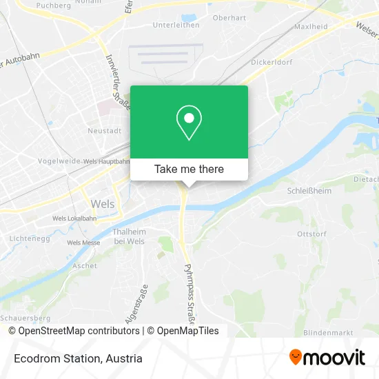 Ecodrom Station map