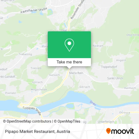 Pipapo Market Restaurant map