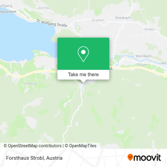 Forsthaus Strobl map