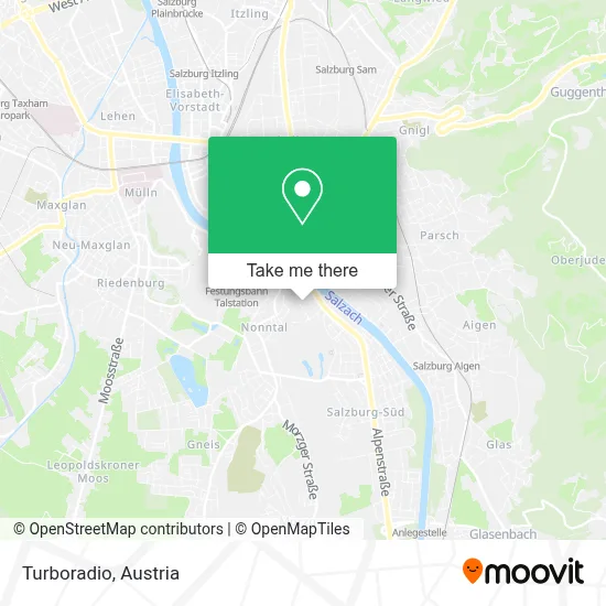 Turboradio map