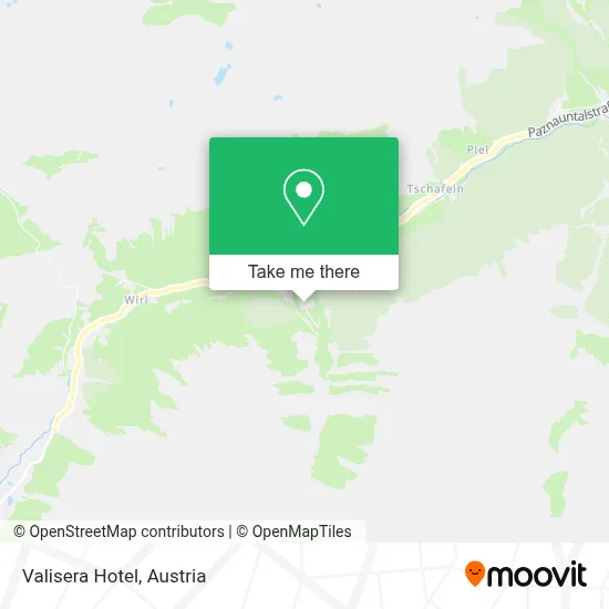 Hotel Valisera map