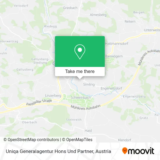 Uniqa Generalagentur Hons Und Partner map