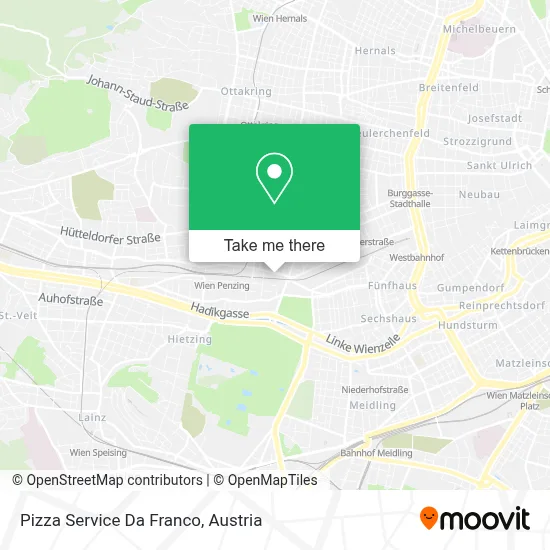 Pizza Service Da Franco map