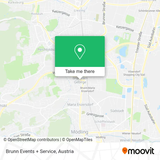 Brunn Events + Service map