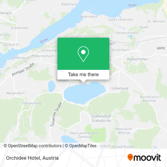 Hotel Orchidee map