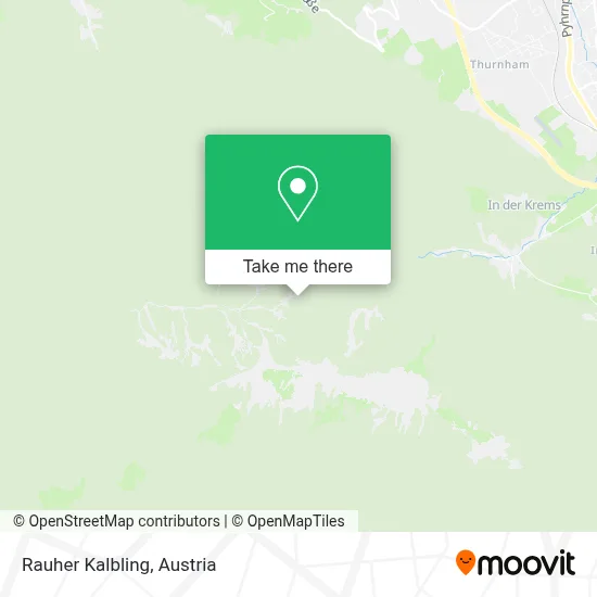 Rauher Kalbling map