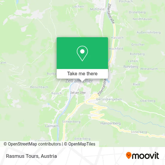 Rasmus Tours map