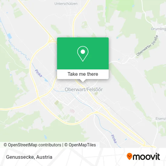 Genussecke map