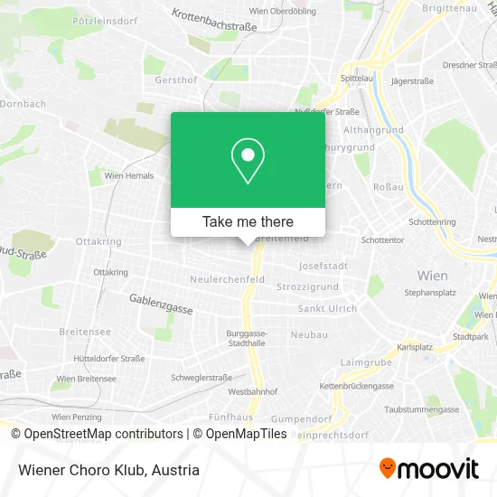 Wiener Choro Klub map